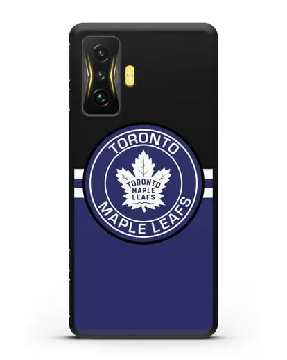 Чехол с символикой Toronto Maple Leafs силиконовый для Xiaomi Poco F4 GT
