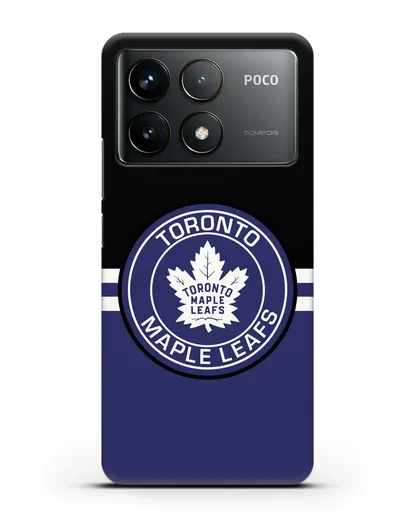 Чехол с символикой Toronto Maple Leafs силиконовый для Xiaomi Poco F6 Pro