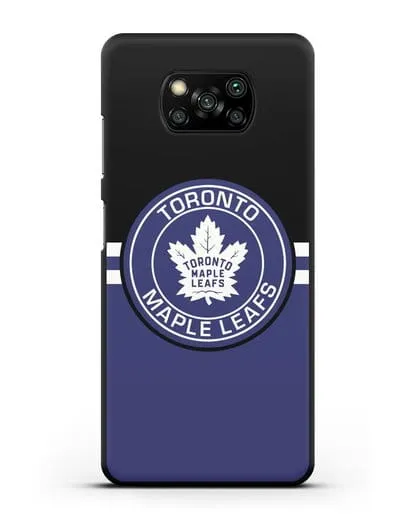 Чехол с символикой Toronto Maple Leafs силиконовый для Xiaomi Poco X3