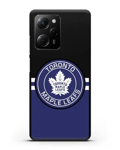 Чехол с символикой Toronto Maple Leafs силиконовый для Xiaomi Poco X5 Pro