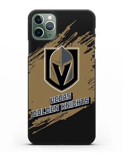 Чехол с надписью ХК Вегас Голден Найтс силиконовый для iPhone 11 Pro