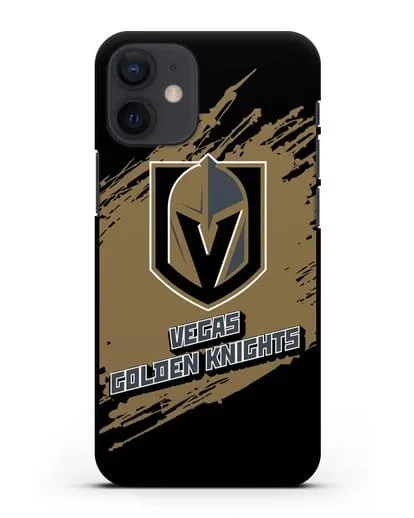 Чехол с надписью ХК Вегас Голден Найтс силиконовый для iPhone 12 mini