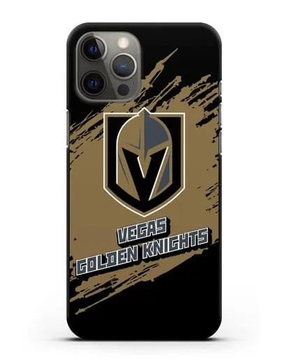 Чехол с надписью ХК Вегас Голден Найтс силиконовый для iPhone 12 Pro Max