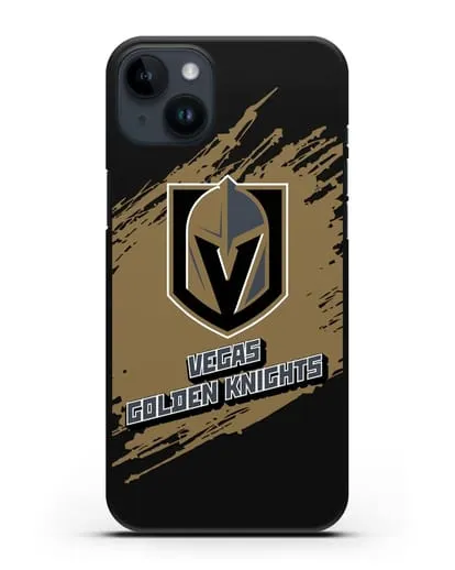 Чехол с надписью ХК Вегас Голден Найтс силиконовый для iPhone 14 Plus