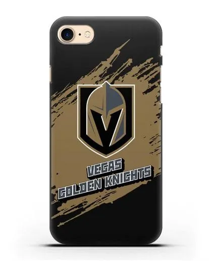 Чехол с надписью ХК Вегас Голден Найтс силиконовый для iPhone 7