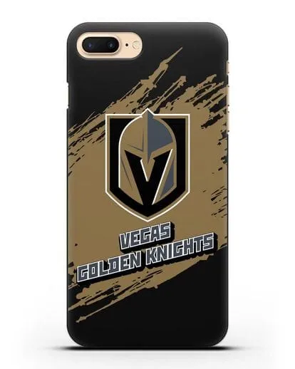 Чехол с надписью ХК Вегас Голден Найтс силиконовый для iPhone 8 Plus