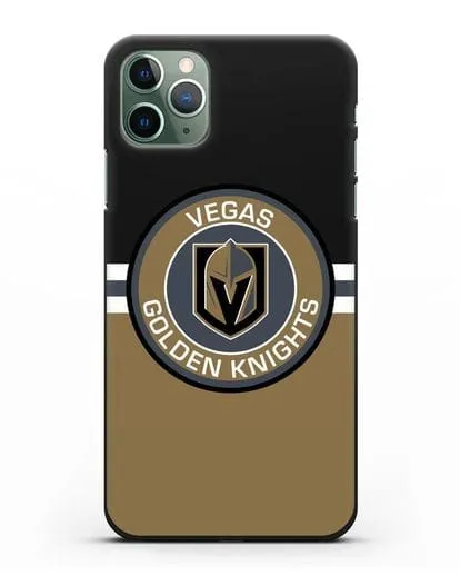 Чехол с символикой Vegas Golden Knights силиконовый для iPhone 11 Pro