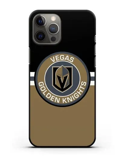 Чехол с символикой Vegas Golden Knights силиконовый для iPhone 12 Pro Max