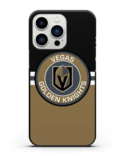 Чехол с символикой Vegas Golden Knights силиконовый для iPhone 13 Pro
