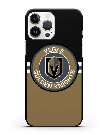 Чехол с символикой Vegas Golden Knights силиконовый для iPhone 13 Pro Max