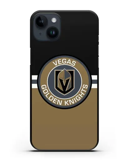 Чехол с символикой Vegas Golden Knights силиконовый для iPhone 14 Plus