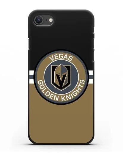 Чехол с символикой Vegas Golden Knights силиконовый для iPhone SE 2020
