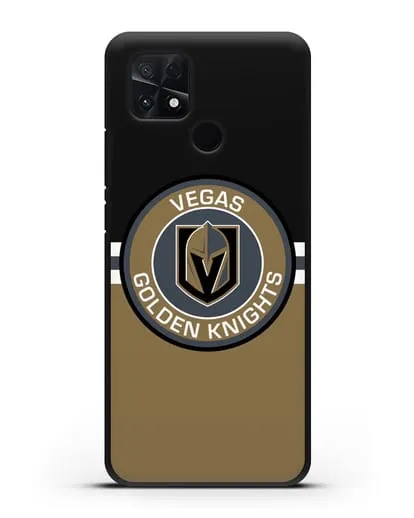 Чехол с символикой Vegas Golden Knights силиконовый для Xiaomi Poco C40