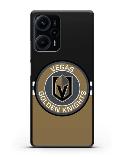 Чехол с символикой Vegas Golden Knights силиконовый для Xiaomi Poco F5