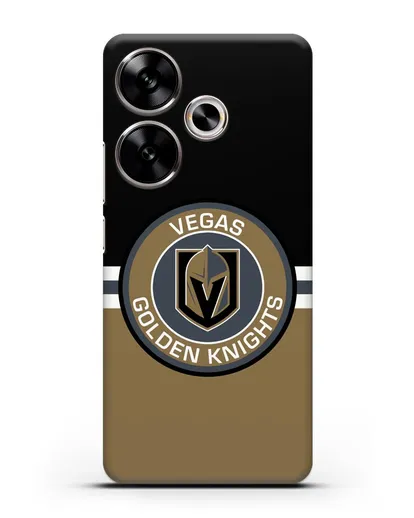 Чехол с символикой Vegas Golden Knights силиконовый для Xiaomi Poco F6