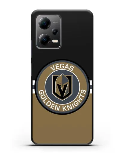 Чехол с символикой Vegas Golden Knights силиконовый для Xiaomi Poco X5