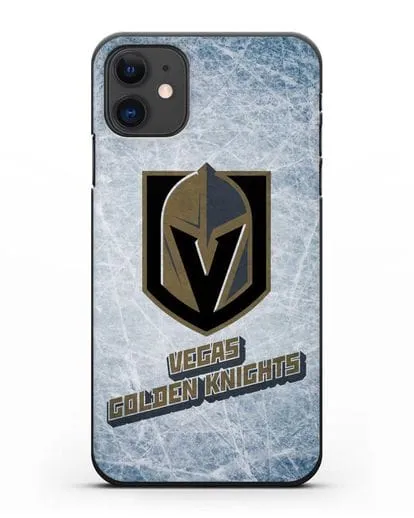 Чехол с рисунком Vegas Golden Knights силиконовый для iPhone 11