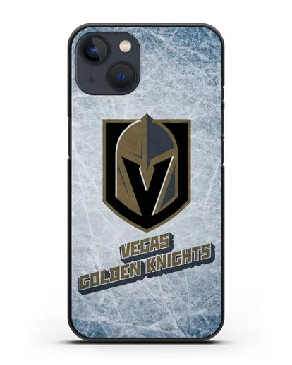 Чехол с рисунком Vegas Golden Knights силиконовый для iPhone 13 Mini