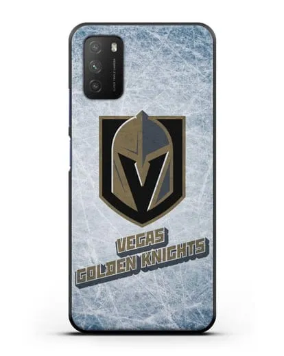 Чехол с рисунком Vegas Golden Knights силиконовый для Xiaomi Poco M3