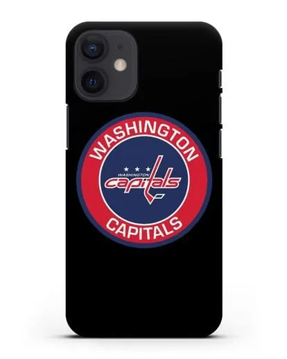 Чеxол с логотипом Washington Capitals силиконовый для iPhone 12 mini