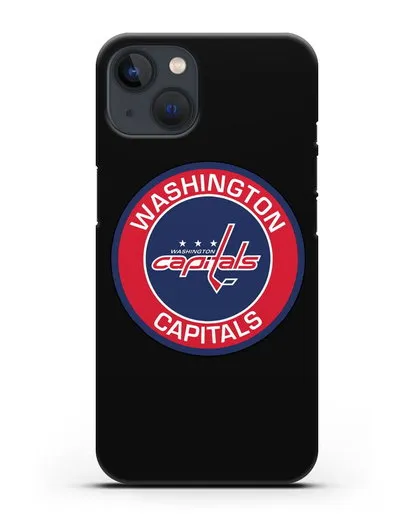 Чеxол с логотипом Washington Capitals силиконовый для iPhone 13