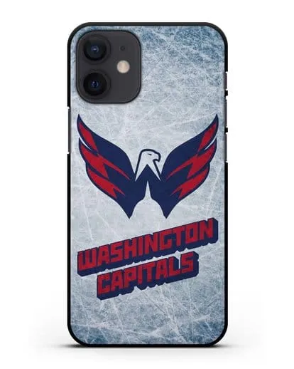 Чехол с рисунком Washington Capitals силиконовый для iPhone 12 mini