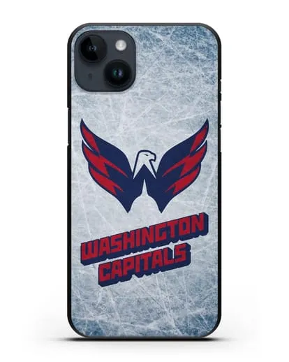 Чехол с рисунком Washington Capitals силиконовый для iPhone 14 Plus