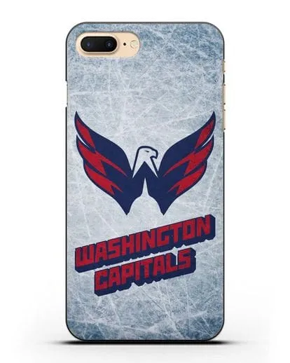 Чехол с рисунком Washington Capitals силиконовый для iPhone 8 Plus