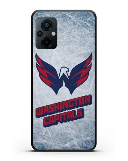 Чехол с рисунком Washington Capitals силиконовый для Xiaomi Poco M5
