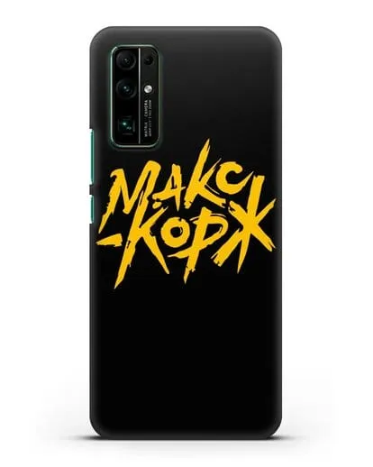 Чехол с надписью Макс Корж силиконовый для Honor 30