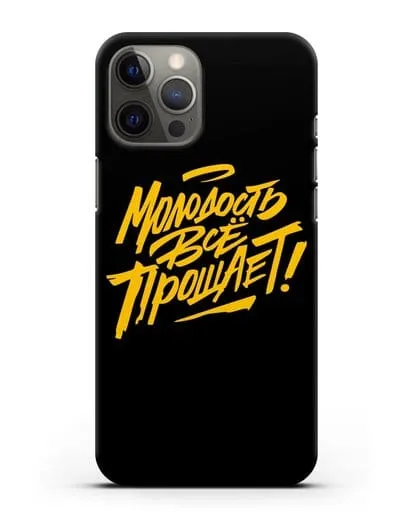 Чехол Молодость всё прощает! силиконовый для iPhone 12 Pro Max
