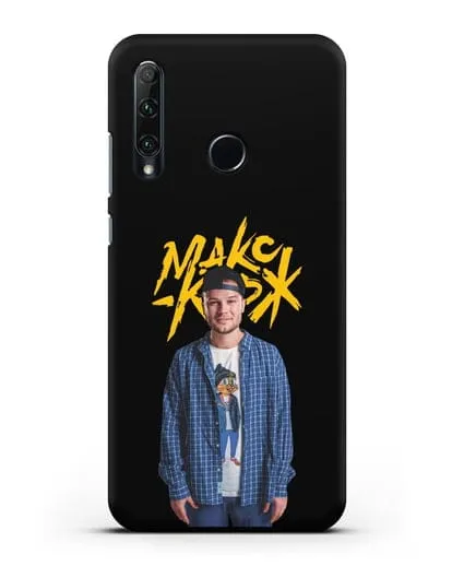 Чехол с изображением и надписью Макс Корж силиконовый для Honor 20e