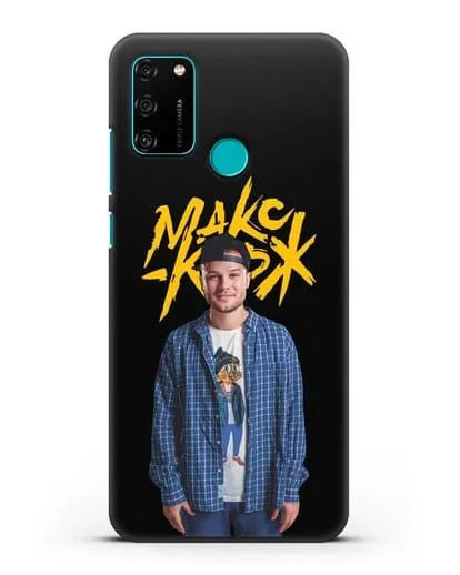 Чехол с изображением и надписью Макс Корж силиконовый для Honor 9A