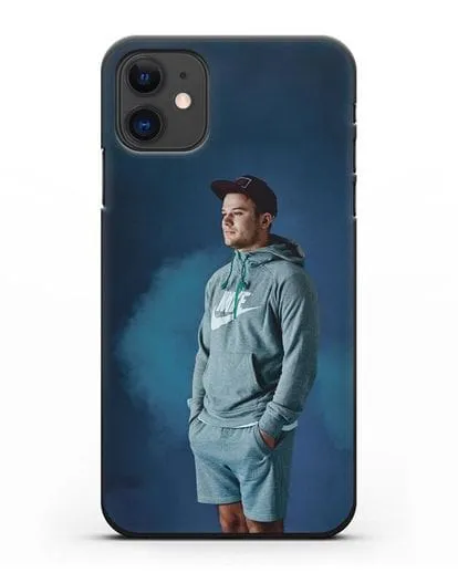 Чехол с фотографией Макс Корж силиконовый для iPhone 11