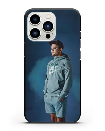 Чехол с фотографией Макс Корж силиконовый для iPhone 13 Pro