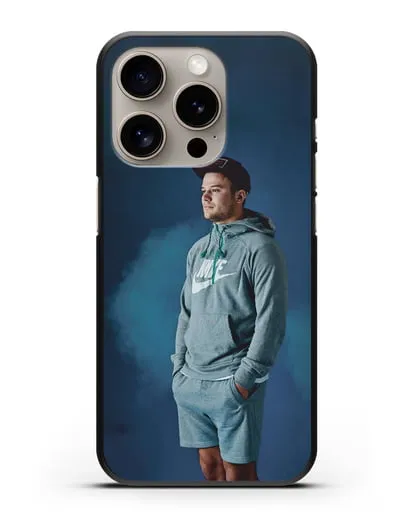 Чехол с фотографией Макс Корж силиконовый для iPhone 15 Pro