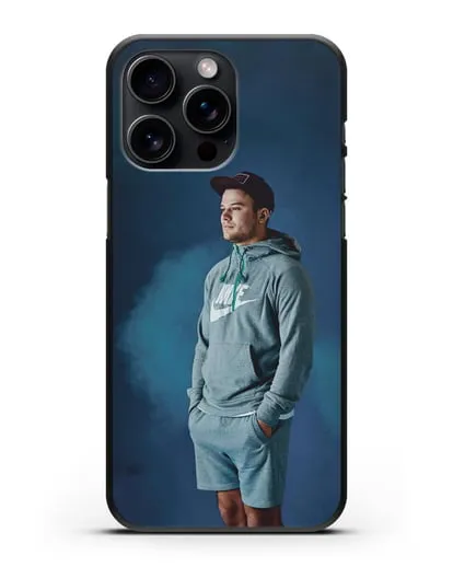 Чехол с фотографией Макс Корж силиконовый для iPhone 15 Pro Max