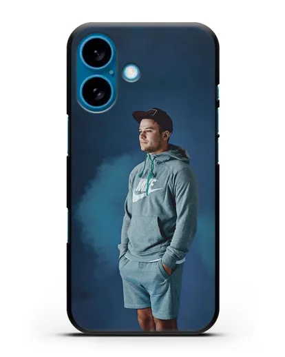 Чехол с фотографией Макс Корж силиконовый для iPhone 16