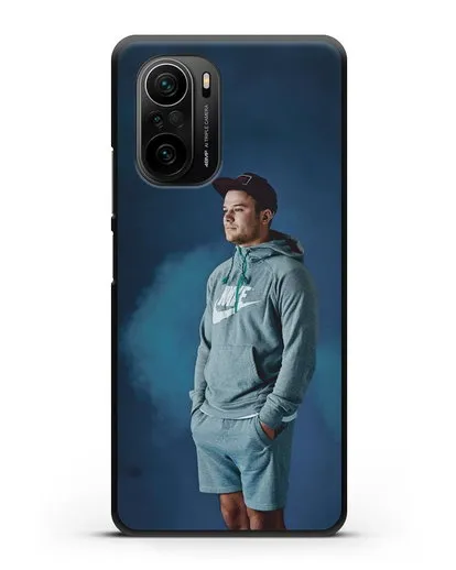 Чехол с фотографией Макс Корж силиконовый для Xiaomi Poco F3 Pro