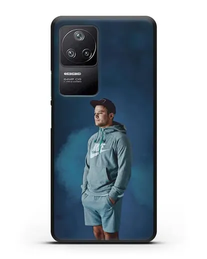 Чехол с фотографией Макс Корж силиконовый для Xiaomi Poco F4