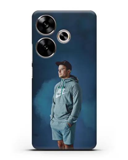 Чехол с фотографией Макс Корж силиконовый для Xiaomi Poco F6