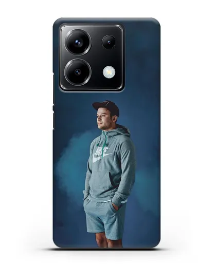 Чехол с фотографией Макс Корж силиконовый для Xiaomi Poco X6