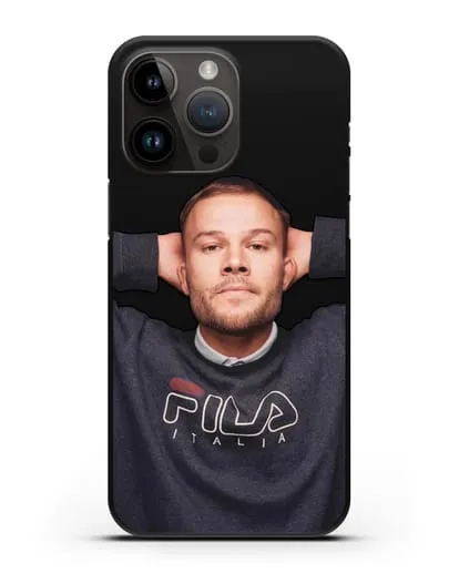 Чехол с изображнием Макс Корж силиконовый для iPhone 14 Pro Max