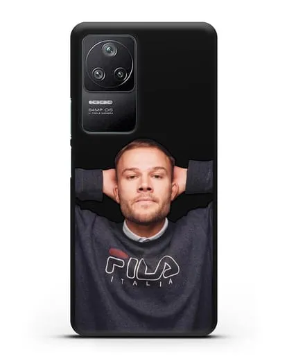 Чехол с изображнием Макс Корж силиконовый для Xiaomi Poco F4