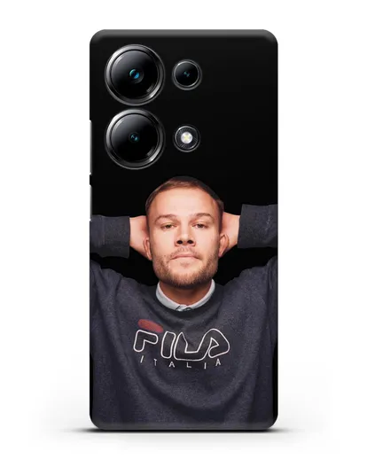 Чехол с изображнием Макс Корж силиконовый для Xiaomi Poco M6 Pro