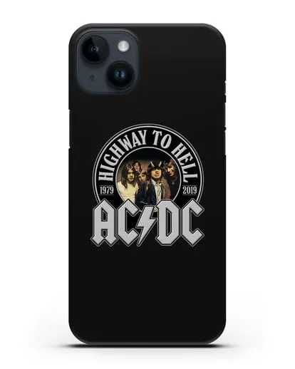 Чехол AC/DC Highway to Hell силиконовый для iPhone 14 Plus