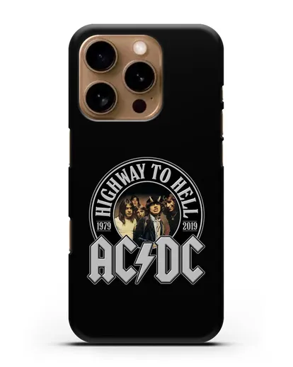 Чехол AC/DC Highway to Hell силиконовый для iPhone 16 Pro
