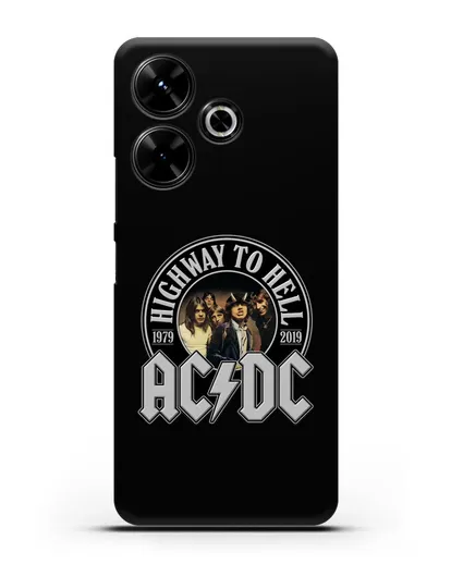 Чехол AC/DC Highway to Hell силиконовый для Xiaomi Poco M6