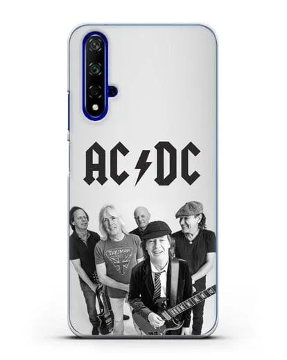 Чехол с фотографией группы AC/DC силиконовый для Honor 20