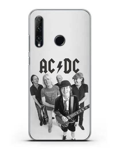 Чехол с фотографией группы AC/DC силиконовый для Honor 20e